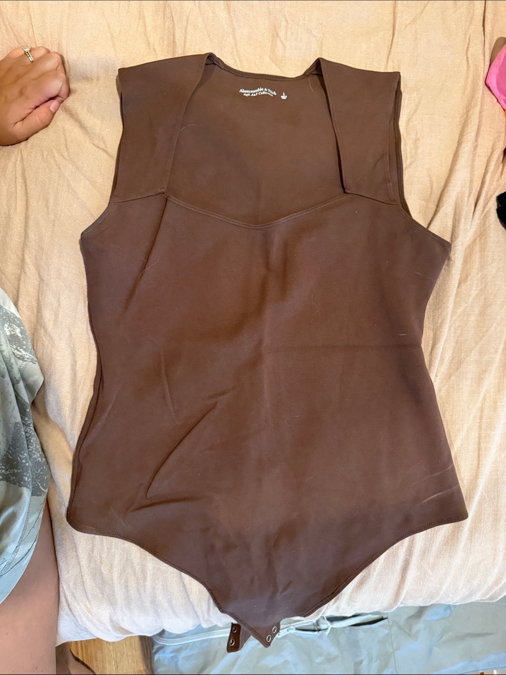 Abercrombie & Fitch Brown Sleeveless Kids Bodysuit